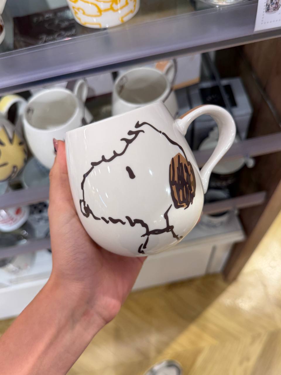 Tazón Snoopy Rostro Blanco