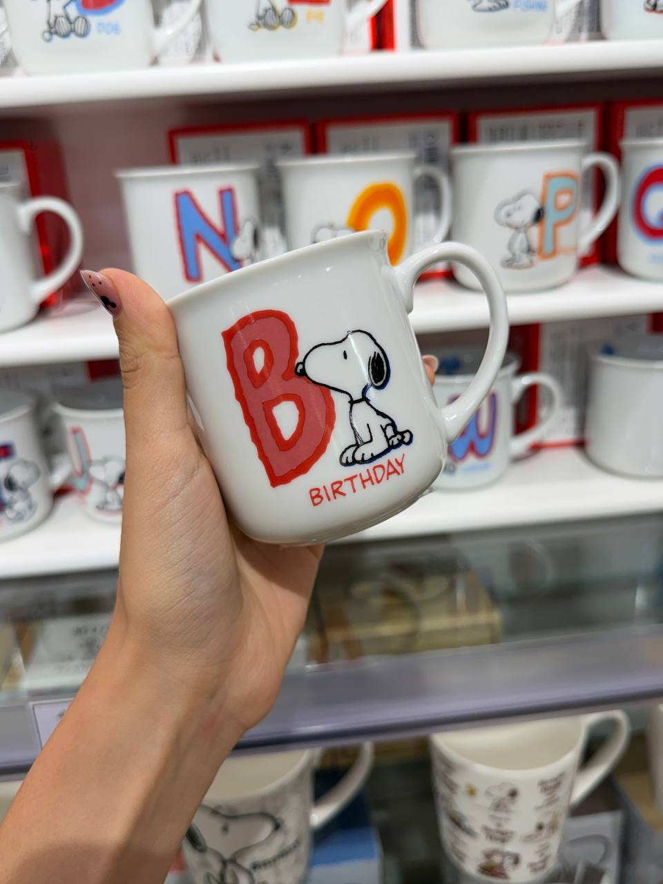 Tazón Snoopy Inicial B Peanuts