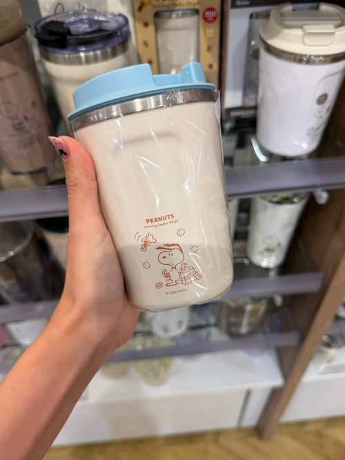 Vaso Térmico Snoopy Peanuts Tapa Celeste