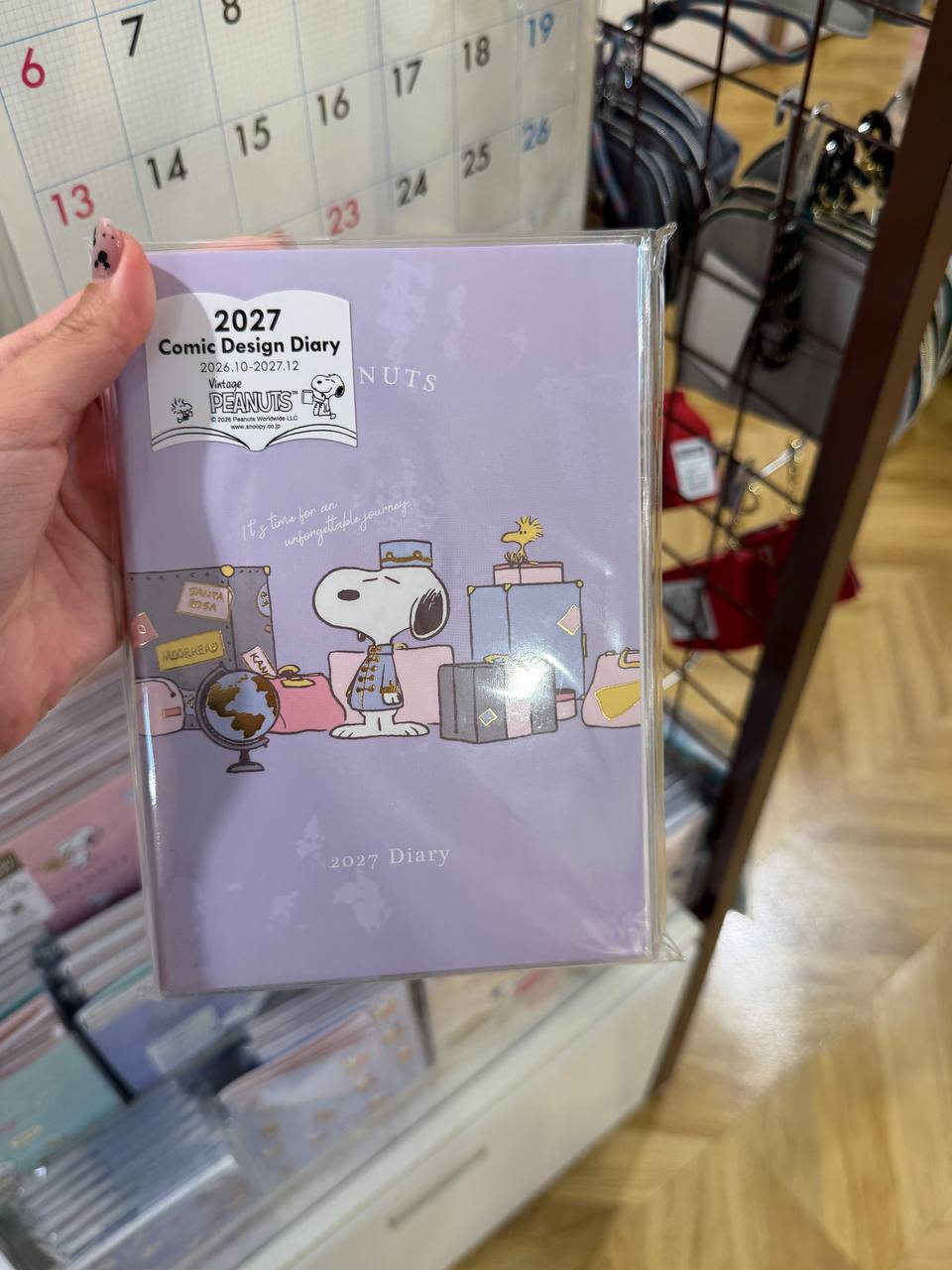 Agenda Planner 2027 Snoopy de Viaje