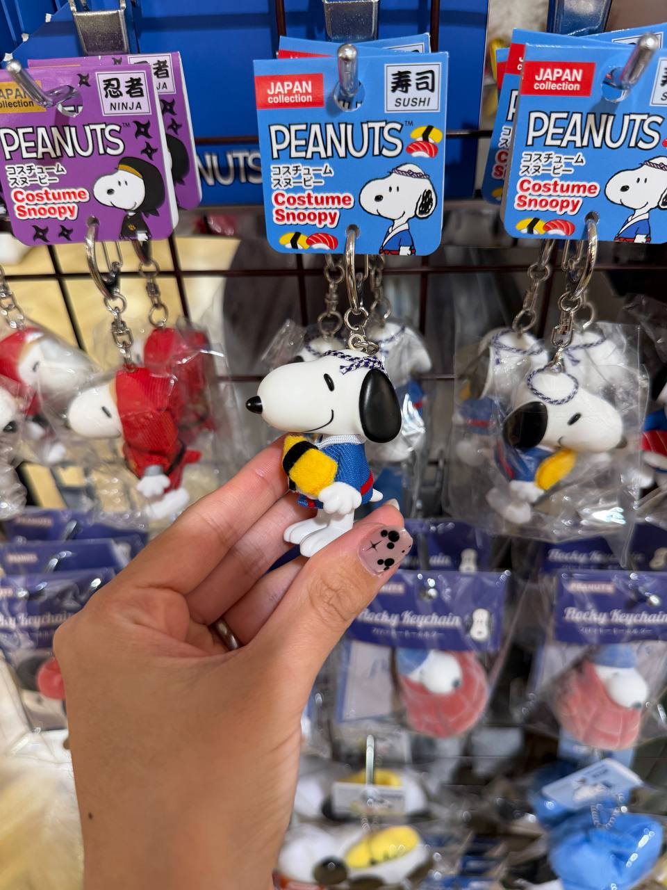 Llavero Snoopy Sushi Azul