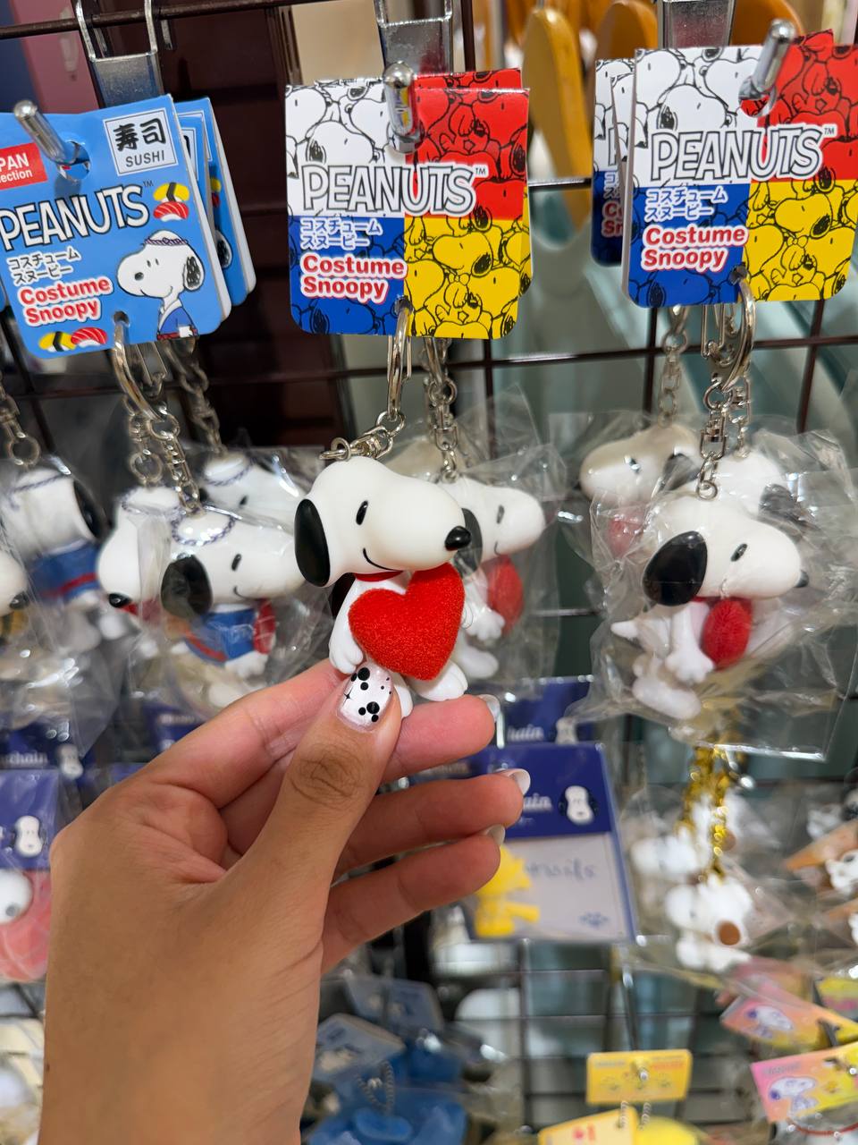 Llavero Snoopy con Corazón Peanuts