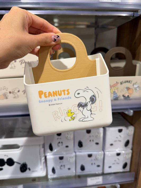 Caja Organizadora Peanuts Snoopy y Woodstock