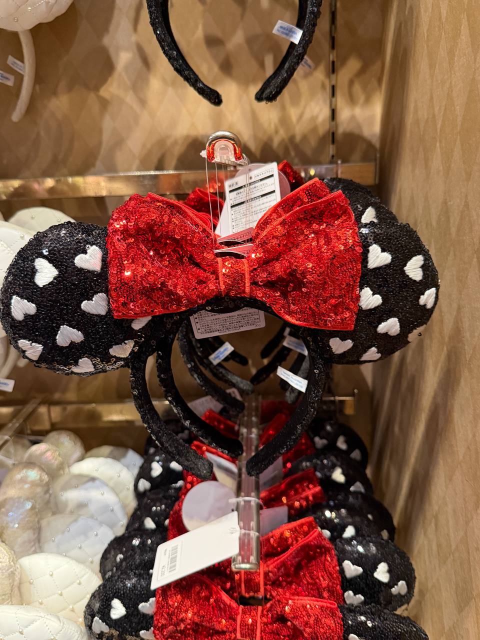 Orejitas Minnie Mouse Lazo Rojo Disney Tokyo