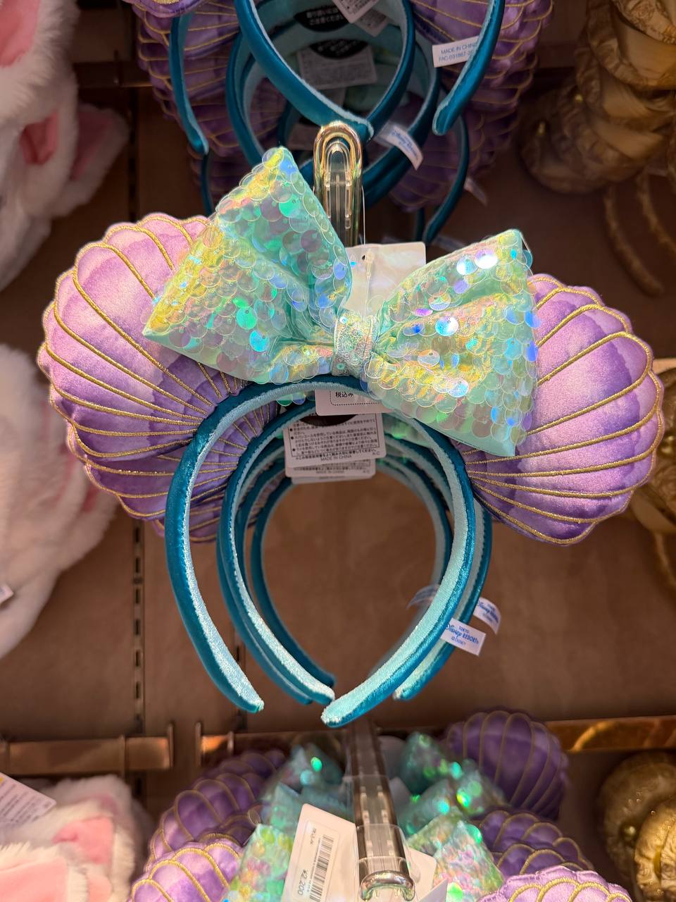 Accesorio de Pelo Disney Tokyo Conchas Moradas