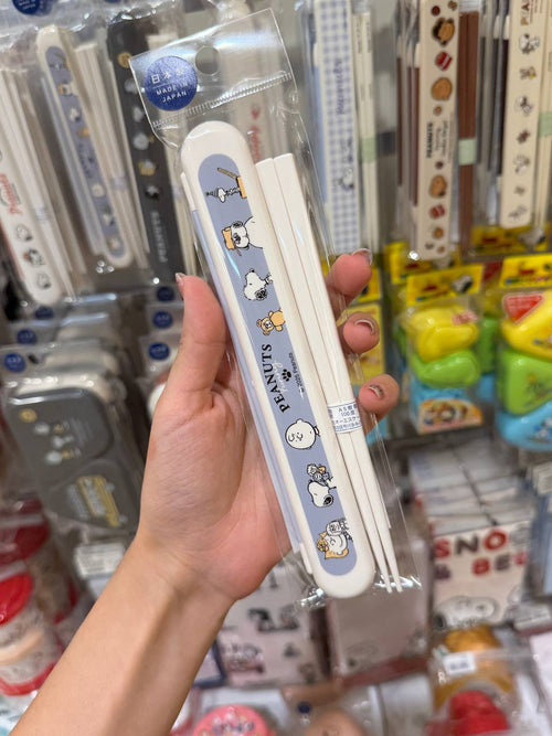 Palillos Snoopy Diseño Azul Peanuts