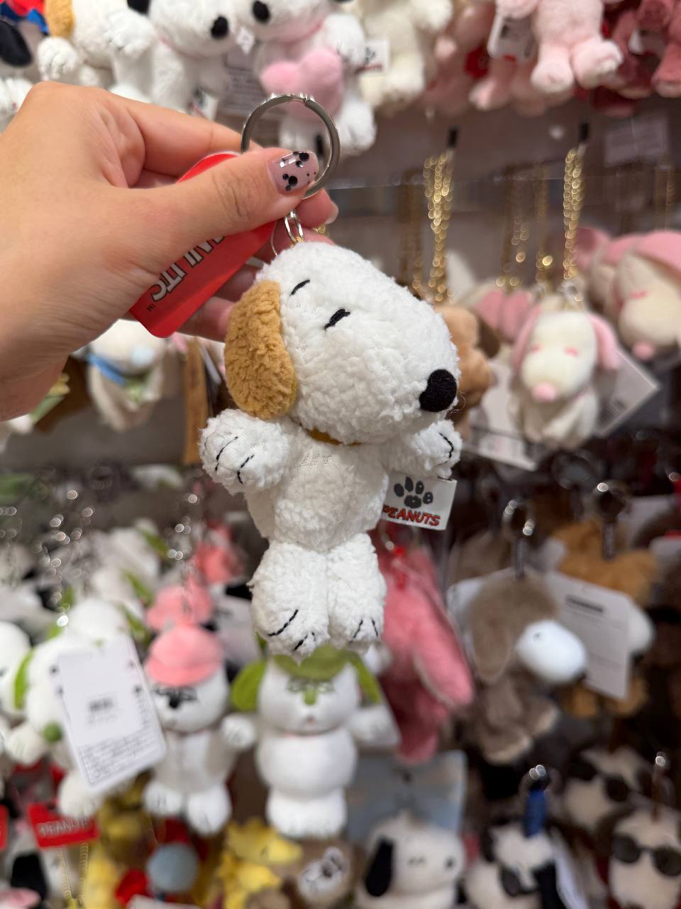 Llavero Snoopy de Peluche Peanuts