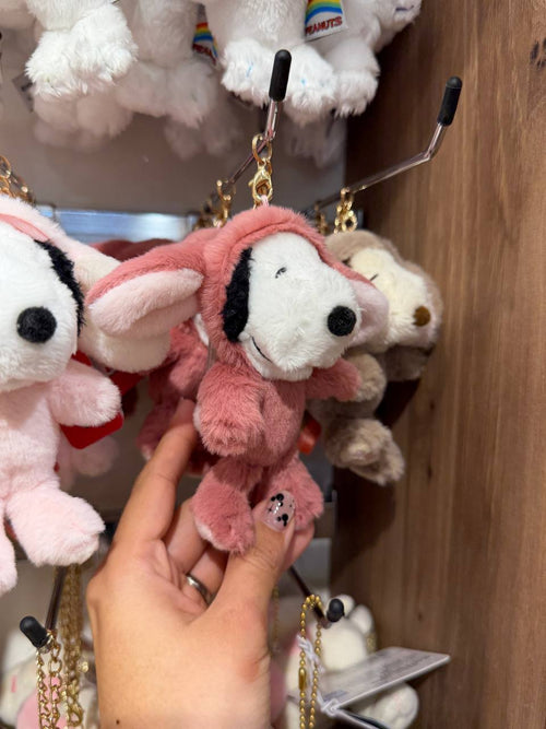 Llavero Peluche Conejito Rosado