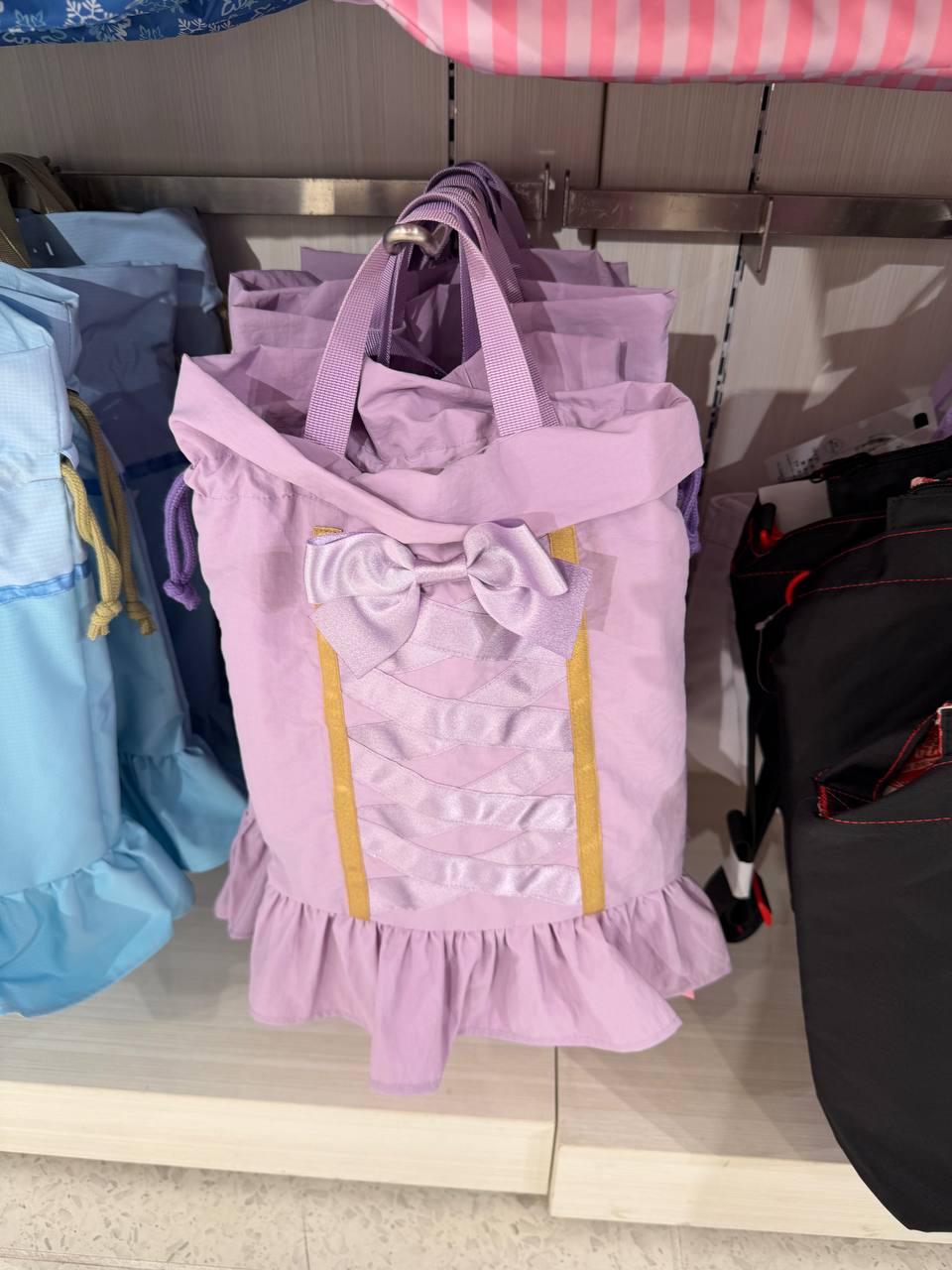 Bolso Rapunzel Rosado con Lazo