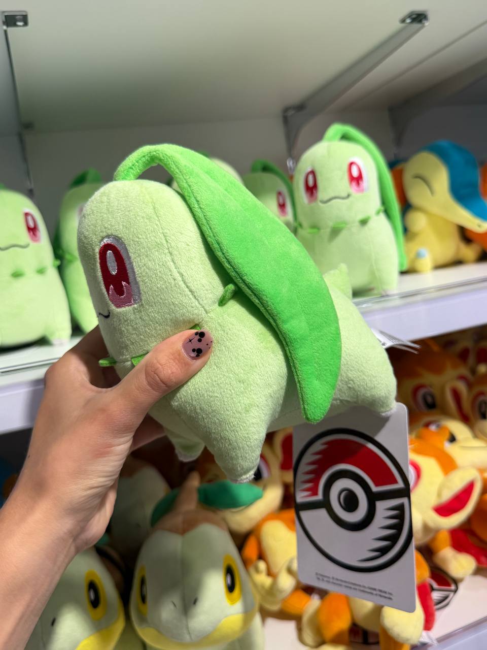 Peluche Chikorita con Hoja Verde