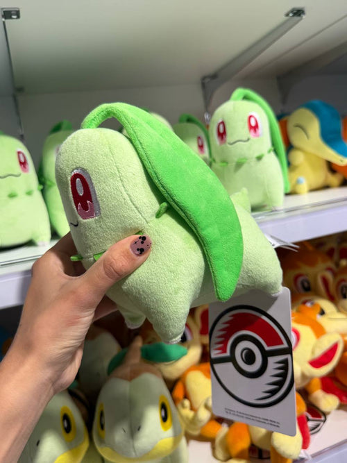 Peluche Chikorita con Hoja Verde