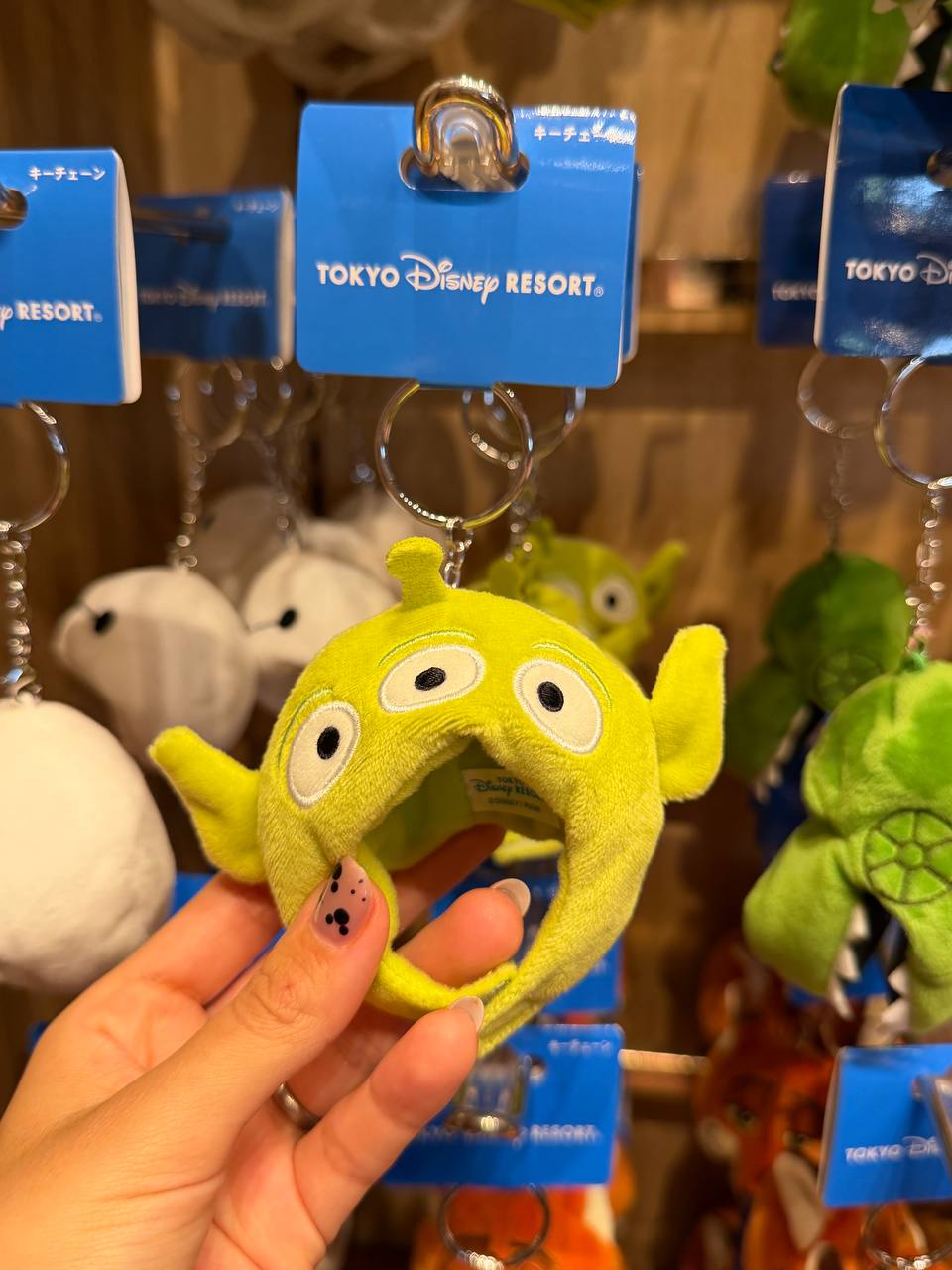 Llavero Alien de Toy Story Cabeza Verde
