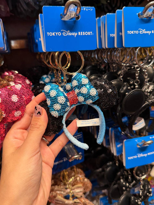 Llavero Orejita Minnie Celeste