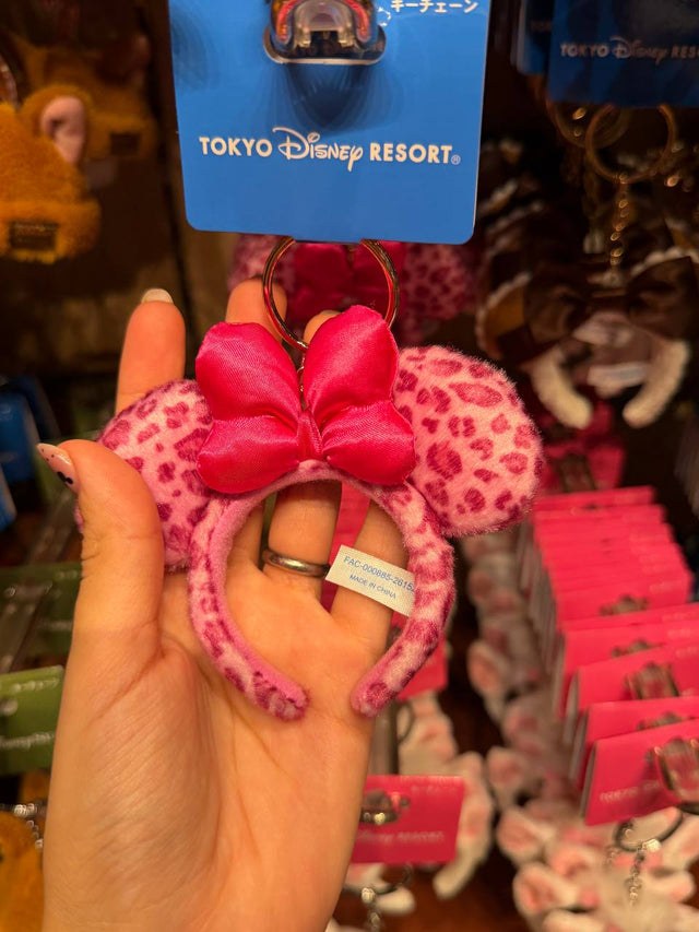 Llavero Orejitas Animal Rosado Disney Tokyo