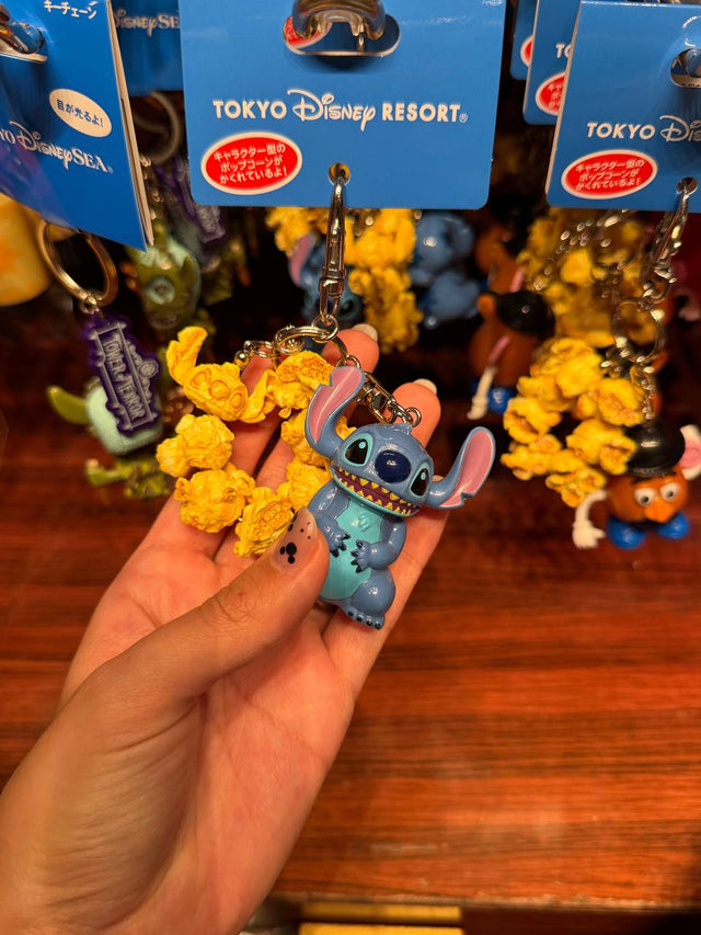 Llavero Stitch Popcorn Disney Tokyo