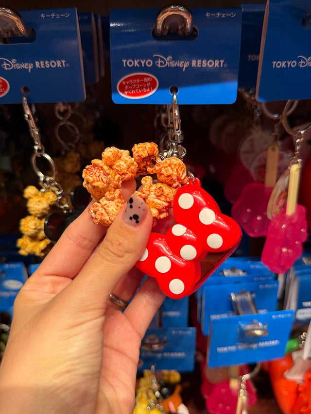 Llavero Minnie Popcorn Disney Tokyo
