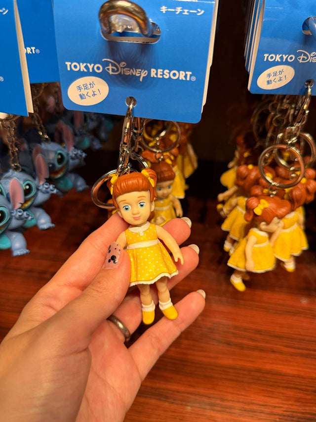 Llavero Muñeca Vestido Amarillo Disney Tokyo