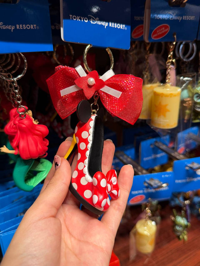 Llavero Zapato Minnie Lunares Disney