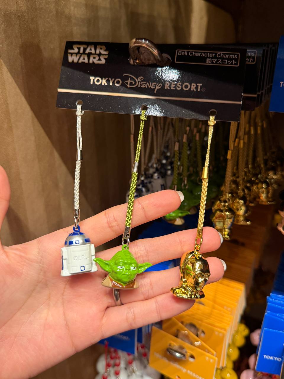 Llavero Cascabel Star Wars R2-D2, Yoda y C-3PO
