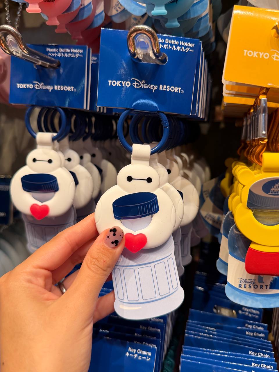 Llavero Baymax Botella de Agua Disney Tokyo