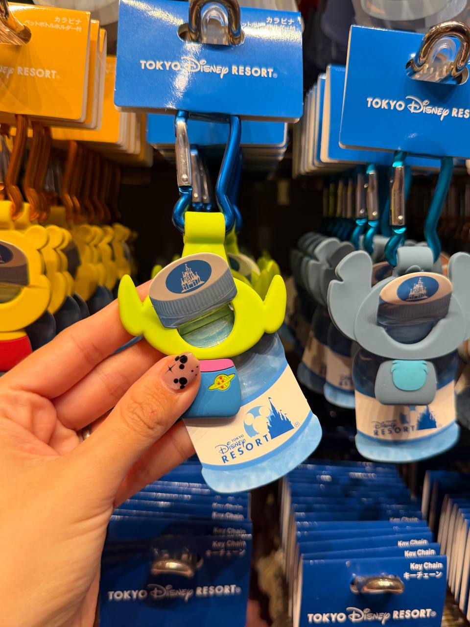 Llavero Alien Botella de Agua Disney Tokyo