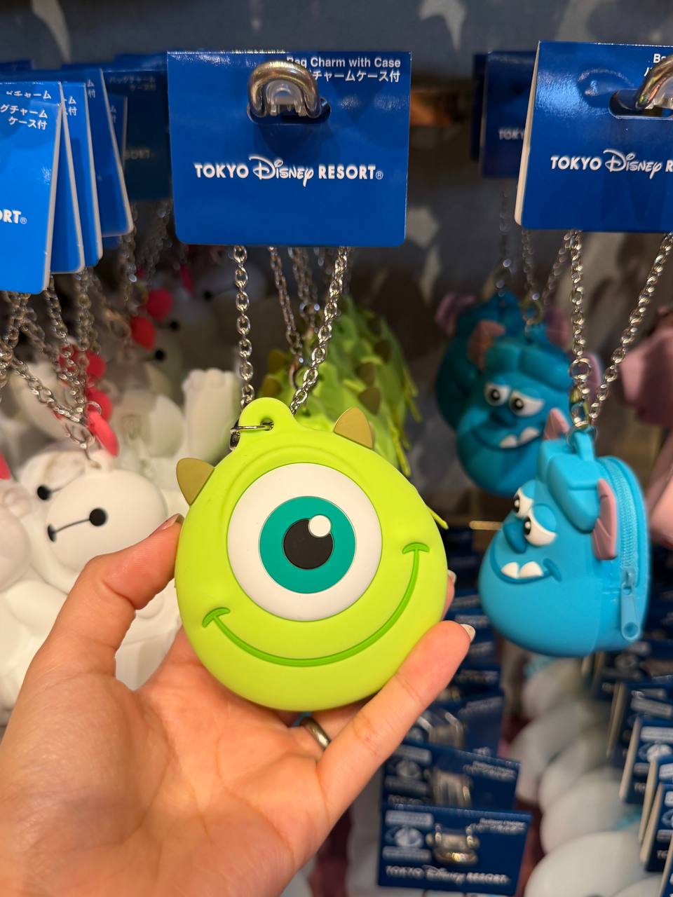 Llavero Monedero Mike Wazowski Verde