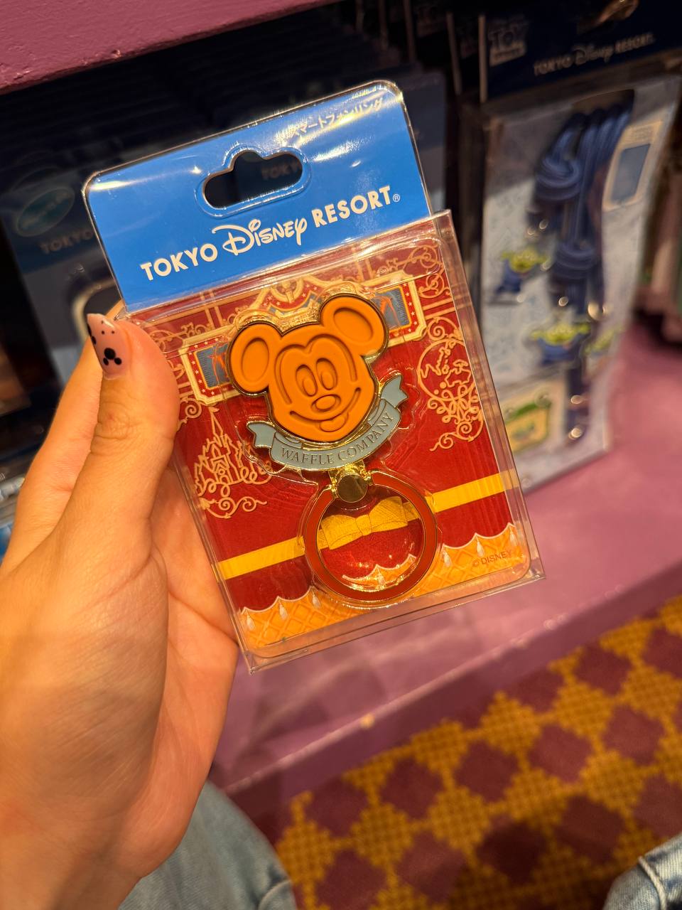 Llavero Mickey Waffle Company Disney Tokyo