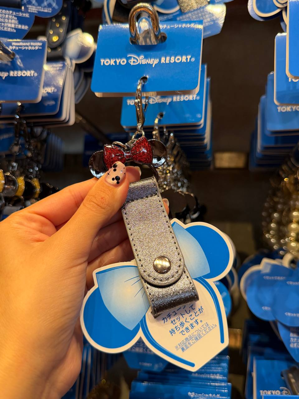 Porta Orejitas Minnie Lazo Rojo Disney Tokyo