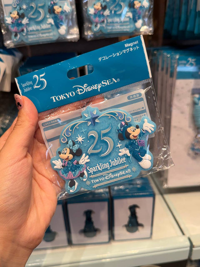 Imán Mickey y Minnie 25° Aniversario Disney Sea