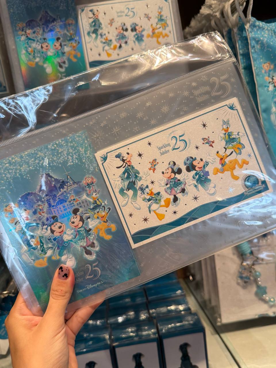 Set de Postales Mickey y Minnie Disney Sea 25 Aniversario