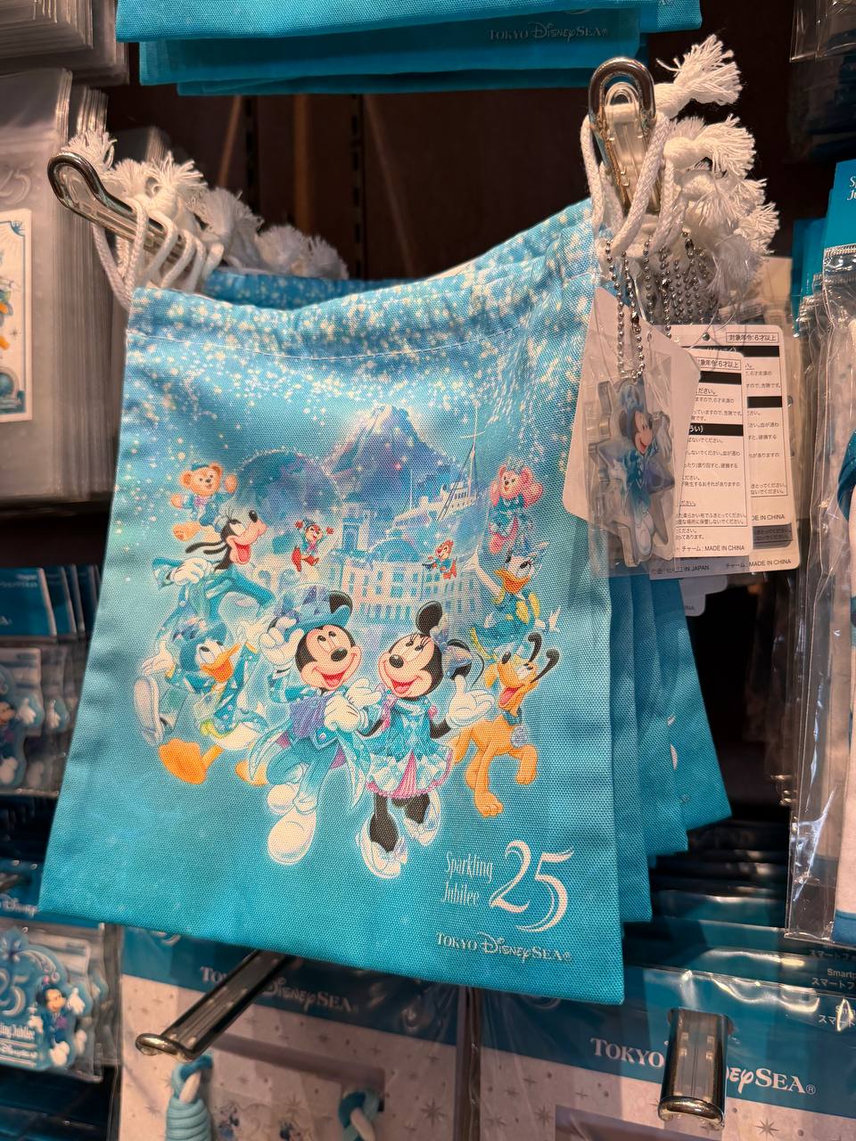 Bolsita Mickey y Minnie DisneySea 25 Aniversario