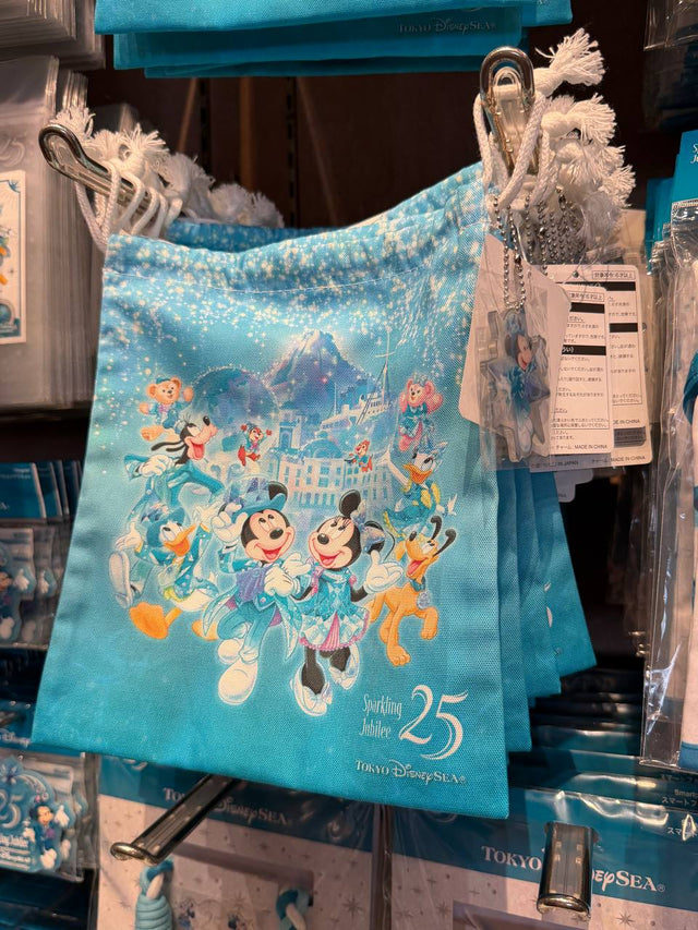 Bolsita Mickey y Minnie DisneySea 25 Aniversario