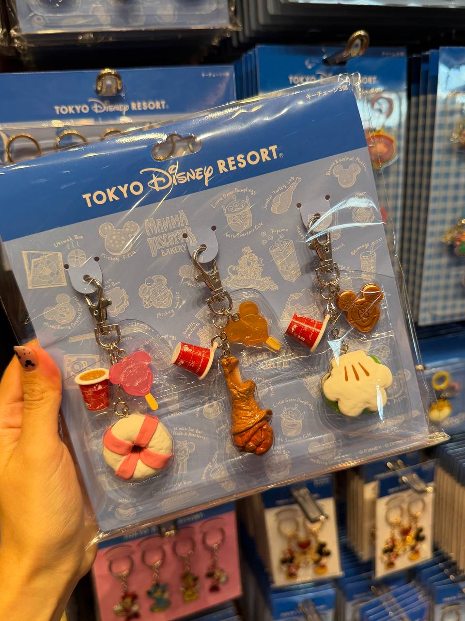 Llavero Set Disney Tokyo Resort Comida