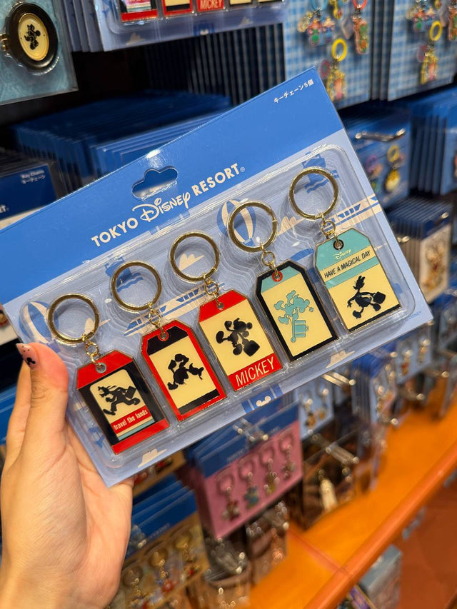 Set de Llaveros Mickey y sus Amigos Disney