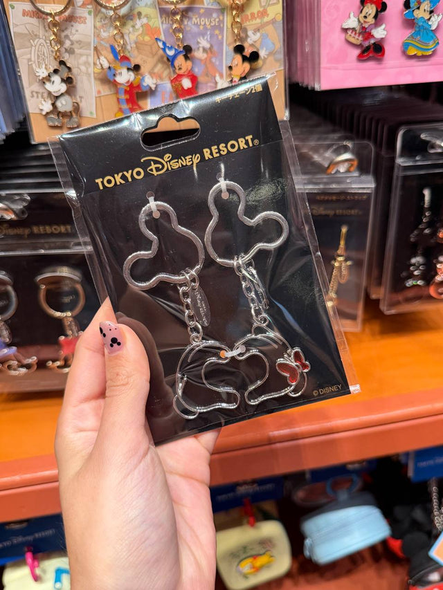 Set de Llaveros Mickey y Minnie Disney Tokyo