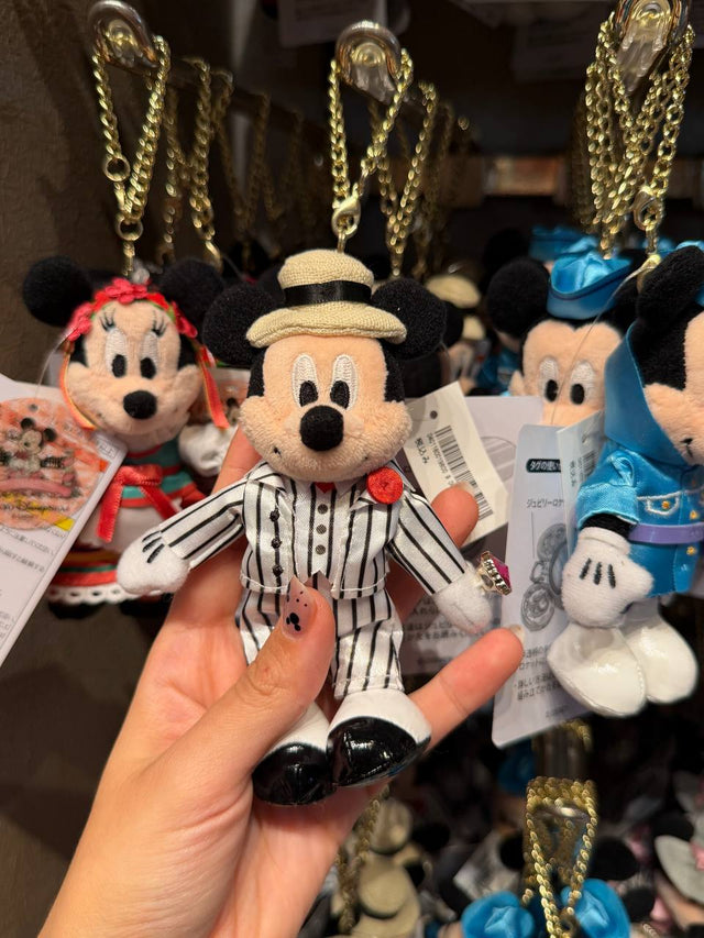 Bag Charm Mickey Mouse Traje Rayado