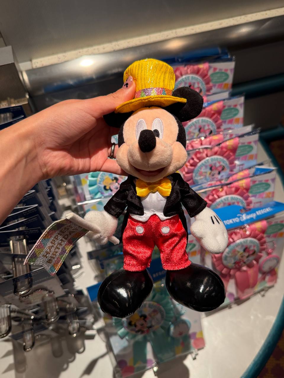 Bag Charm Mickey Mago con Sombrero