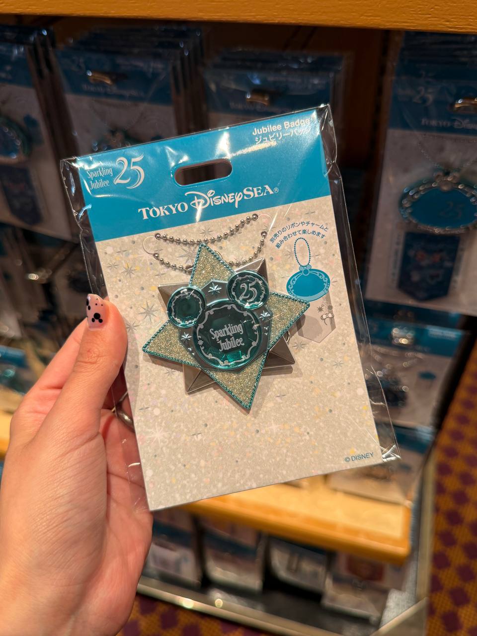 Pin DisneySea 25th Jubilee Estrella Plateada