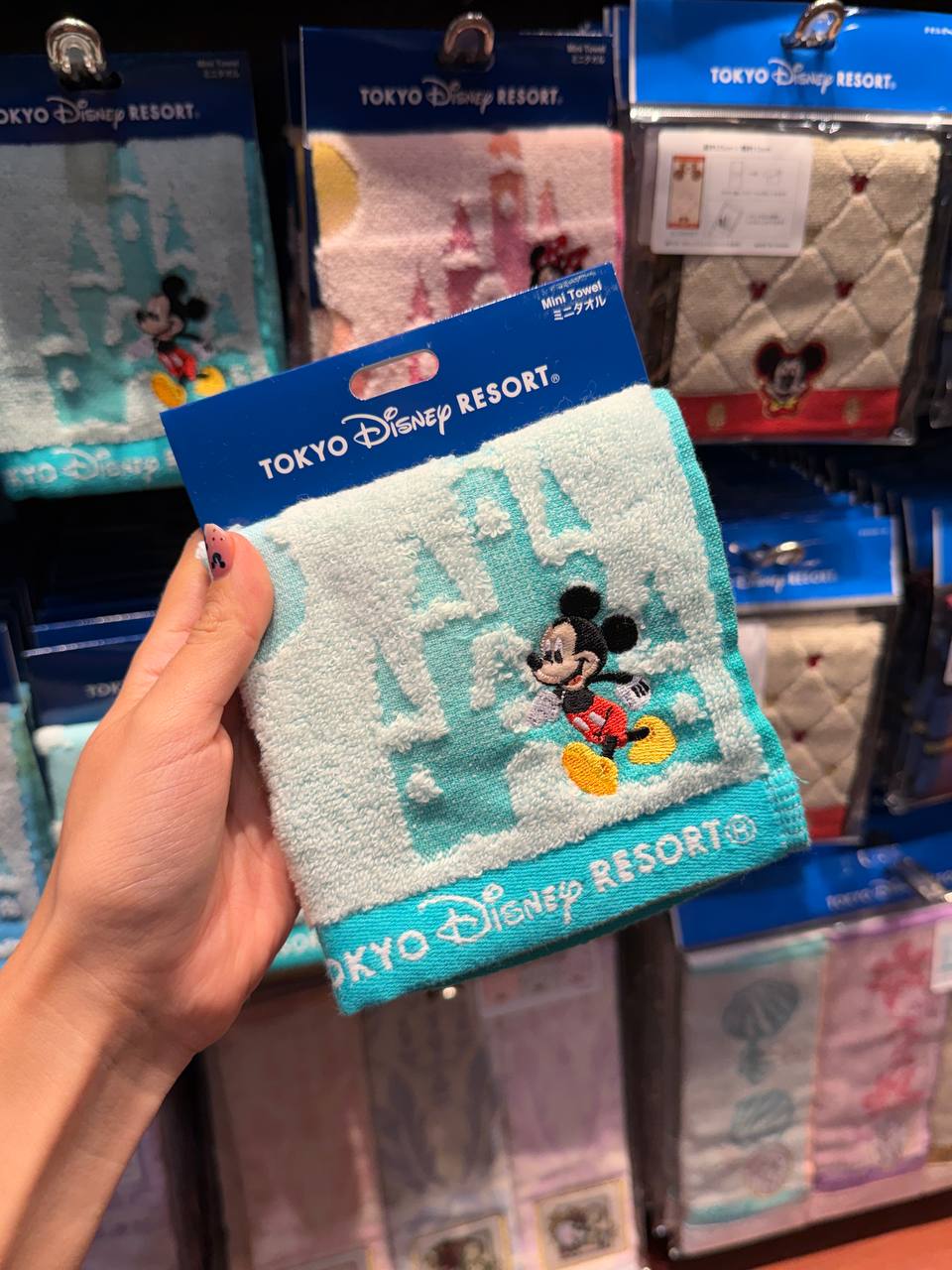 Toalla Mickey Turquesa Tokyo Disney Resort