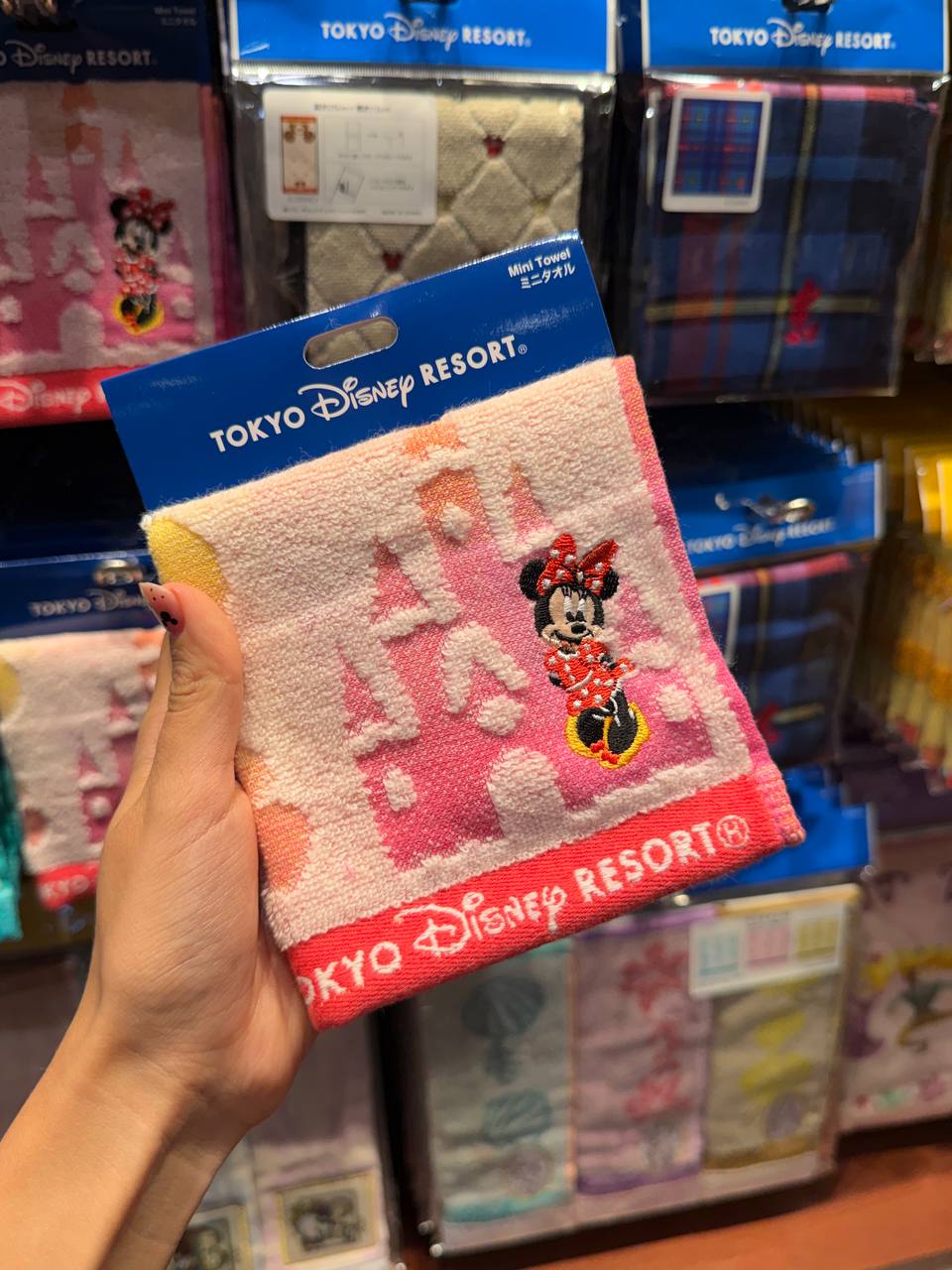 Toalla Minnie Rosada Tokyo Disney Resort