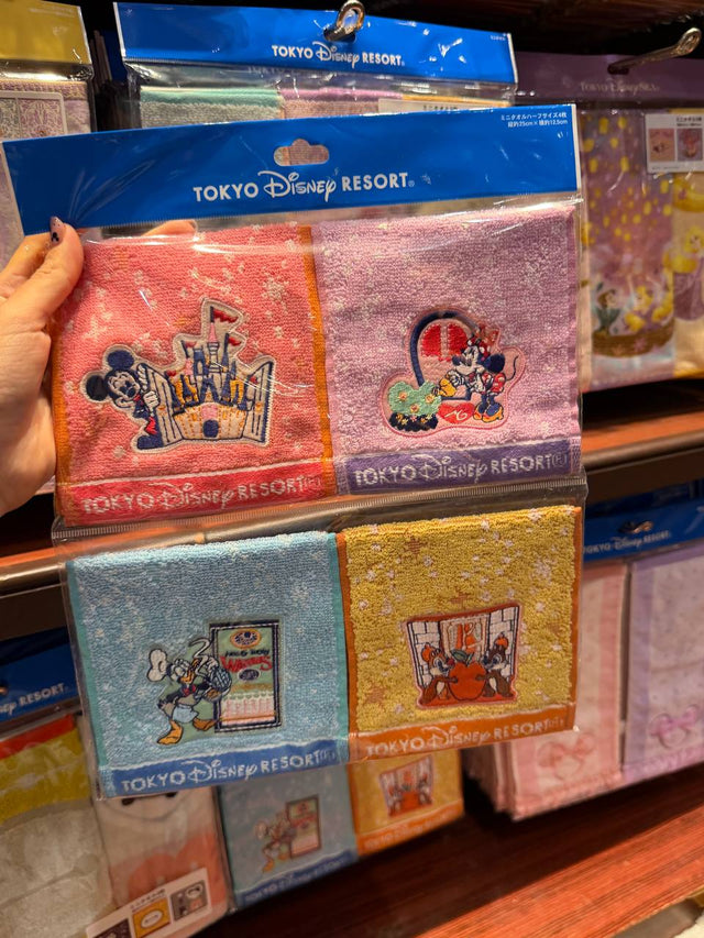 Set de Toallas Disney Tokyo Resort 4 Diseños