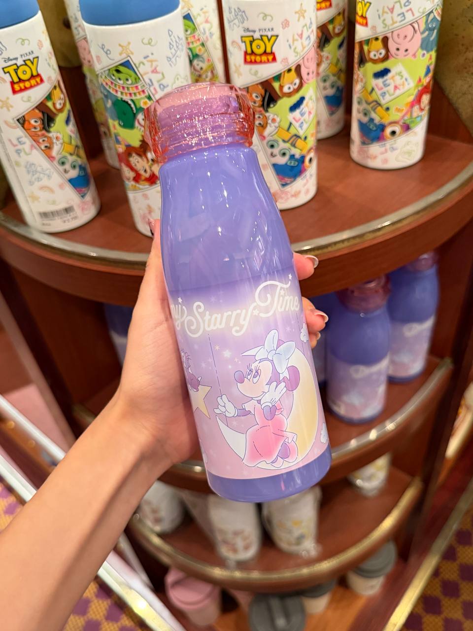 Botella Minnie Rosa y Lila