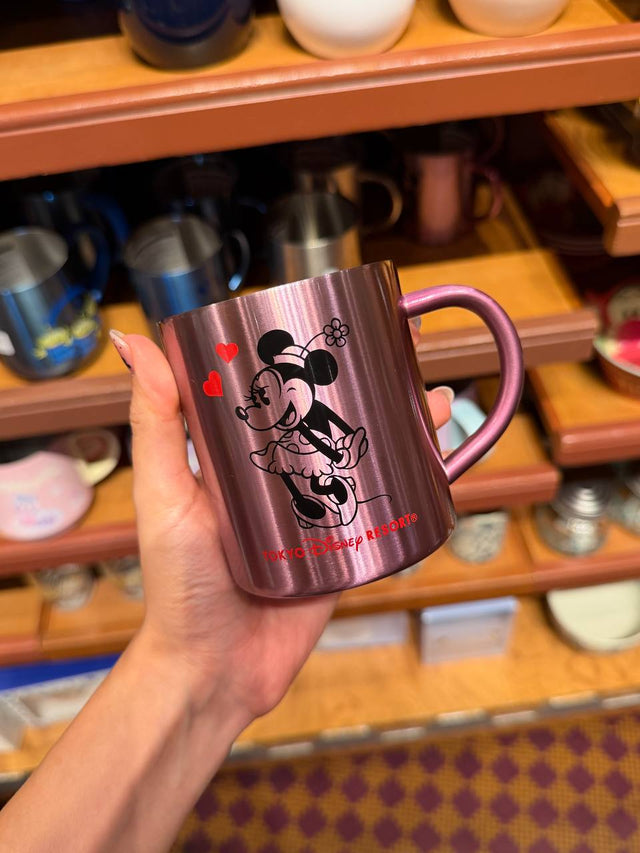 Tazón Térmico Minnie Rosado Disney Tokyo