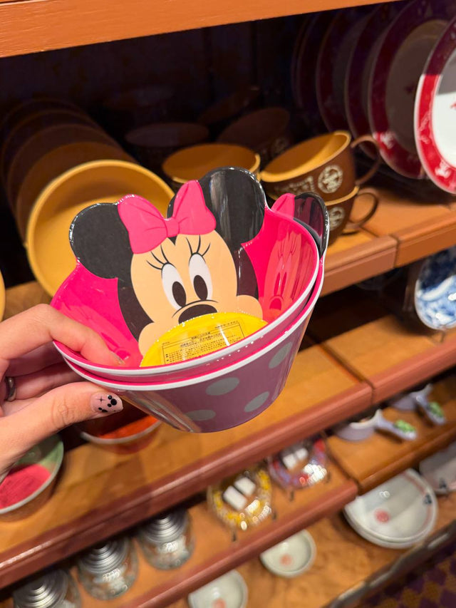 Plato Minnie Rosado con Lunares