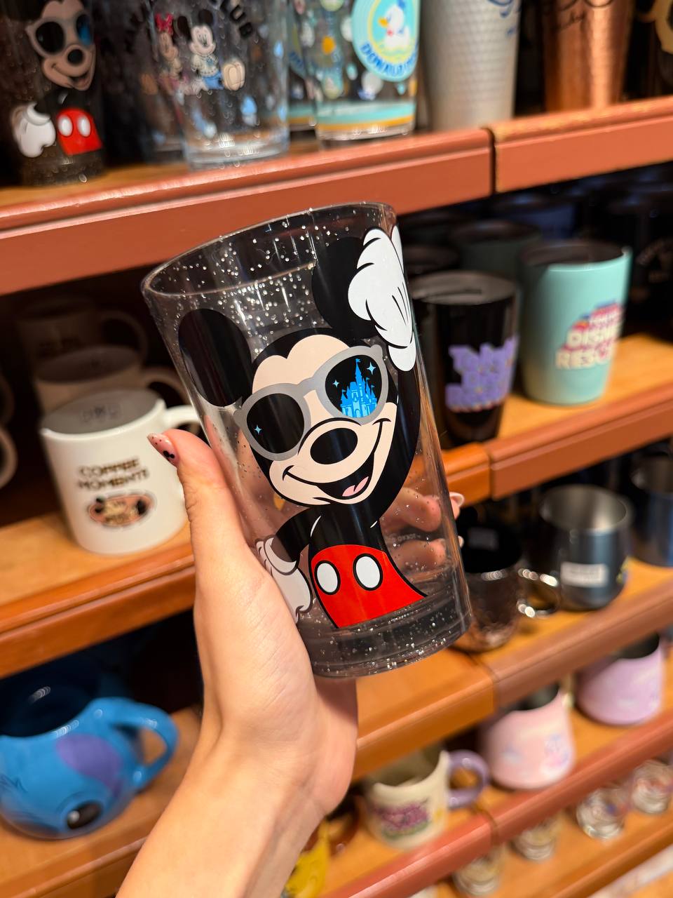 Vaso Mickey Clásico Transparente