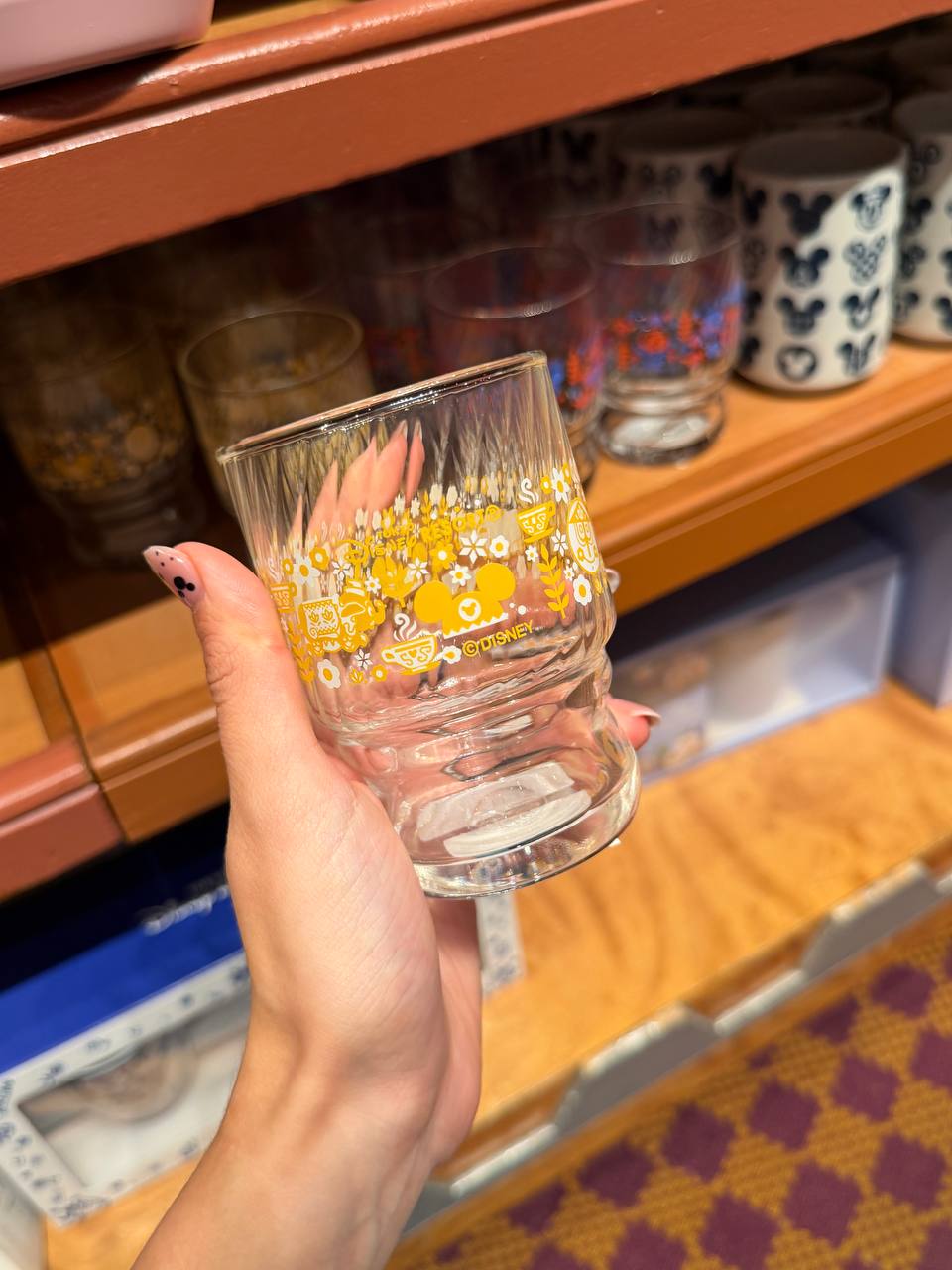 Vaso Disney Flores Amarillas