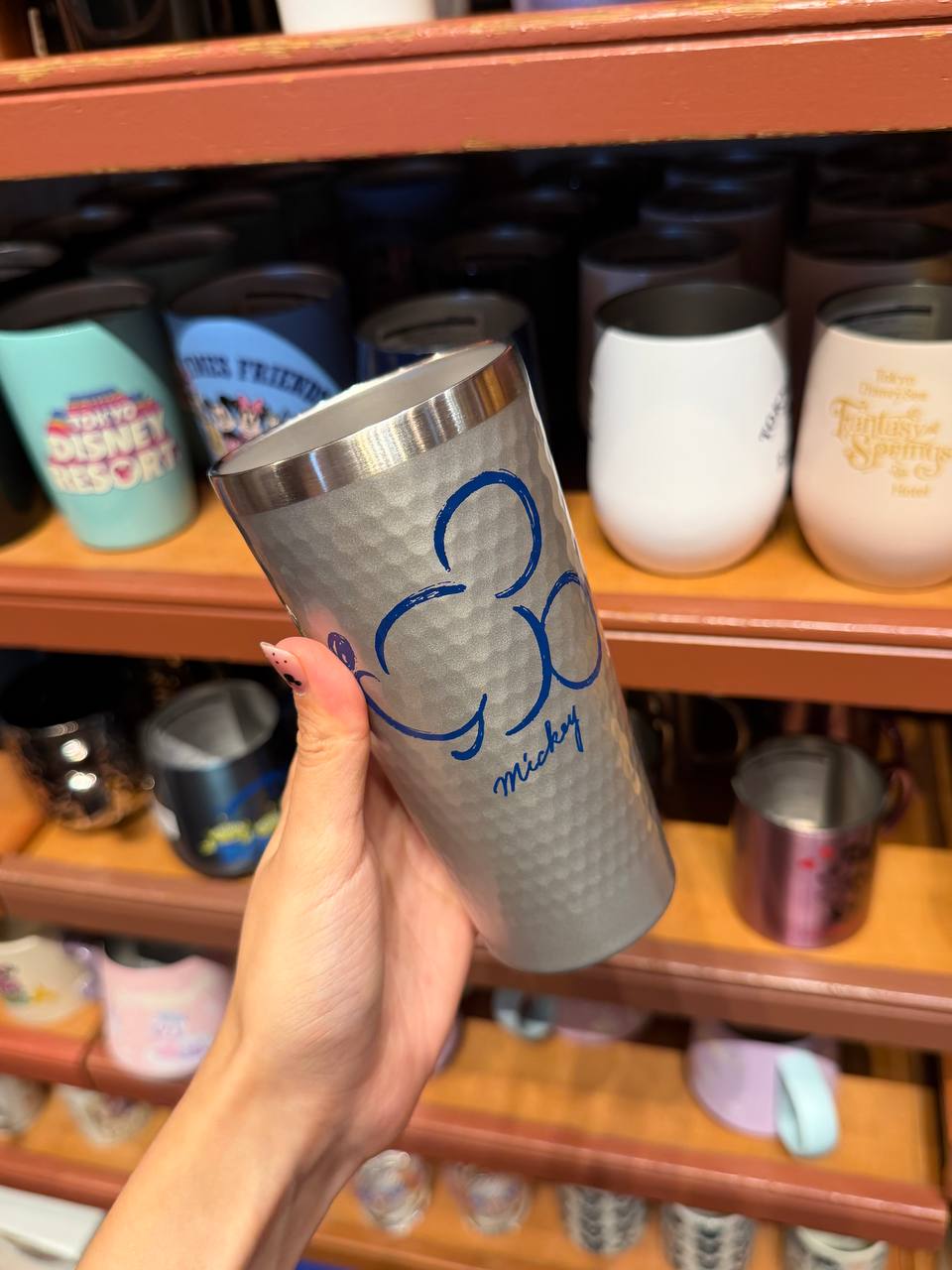 Taza Mickey Térmica Gris