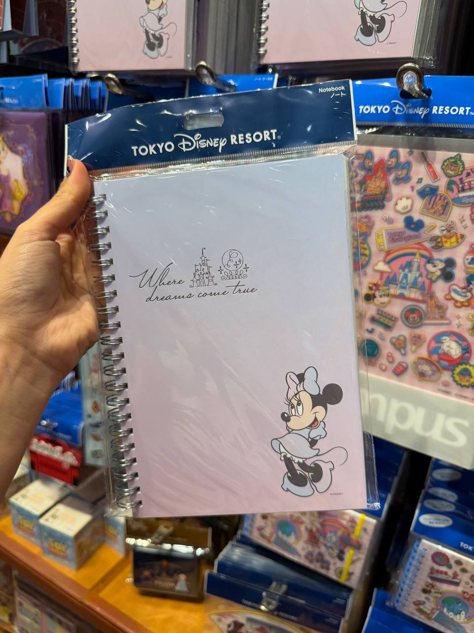 Libreta Minnie Rosada Tokyo Disney Resort