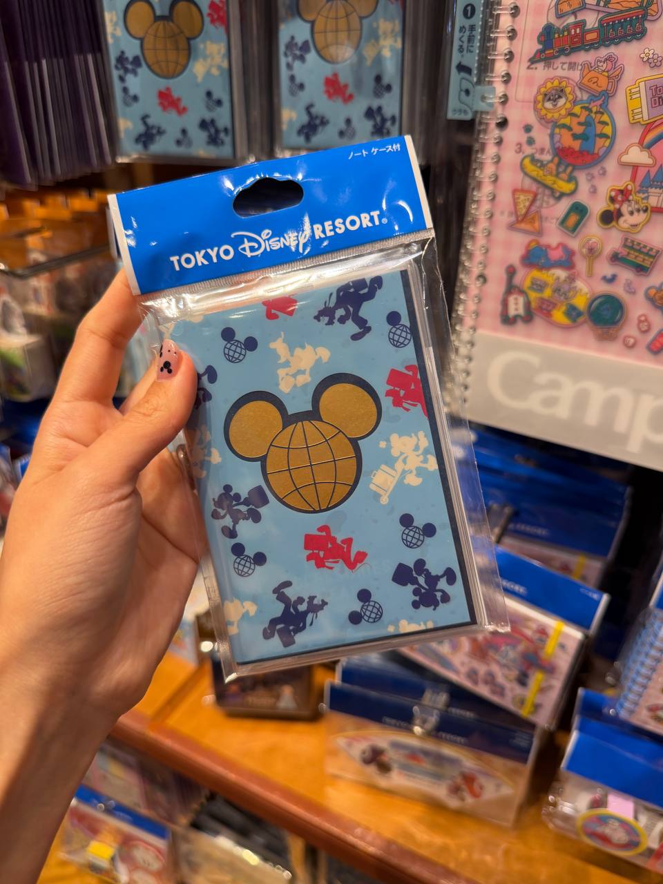 Libreta Mickey Tokyo Disney Resort Azul