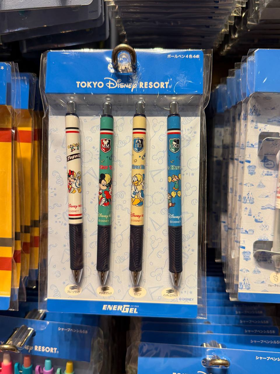 Set de Lapiceras Disney Mickey y Amigos 4 Colores